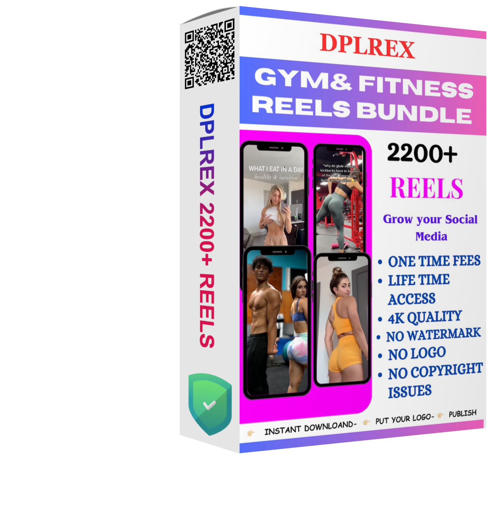 Gym Reel Bundle 5000+ Reel Bundle  fitness Reel Bundle 5000+ Reel