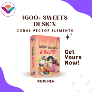 Coral Draw 1600+ Sweets Designs (Doces)