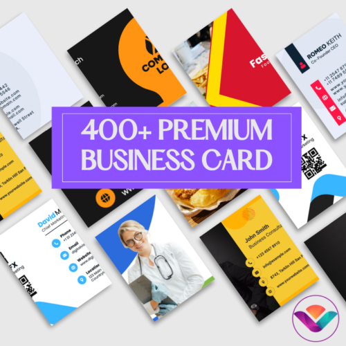 Coral Draw 400+ Premium Business Visiting Card