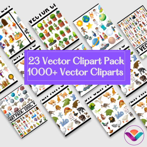 Coral Draw Vectors 23 Vector Clipart Pack- 1000+ Vector Clip arts