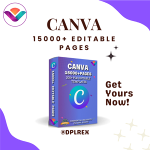 CANVA 15000+ Pages Bundle - 200+ Editable CANVA Planner Pack