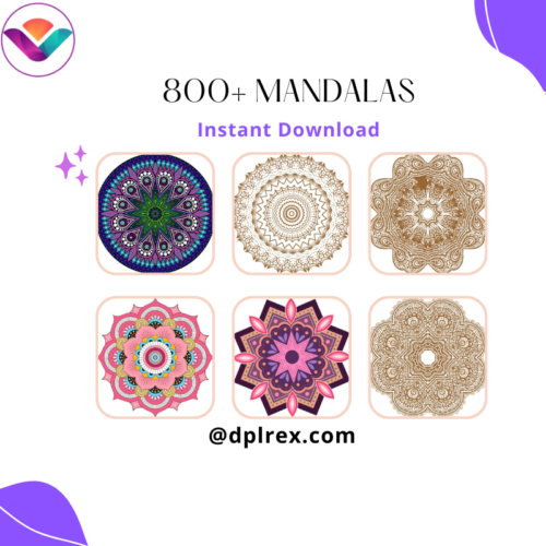 Coral Draw 800+ Mandala Designs