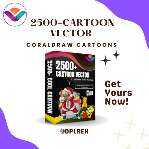 Coral Draw 2500+ Cartoon Vector- Editable Vector Drawings