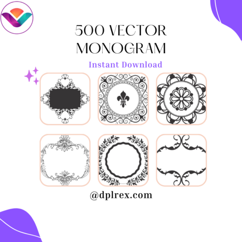 Coral Draw 500+ Monogram Designs