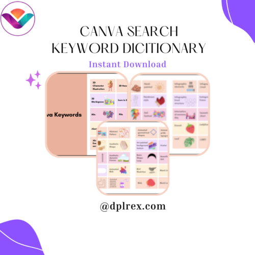 CANVA- The Ultimate Keywords Search Dictionary