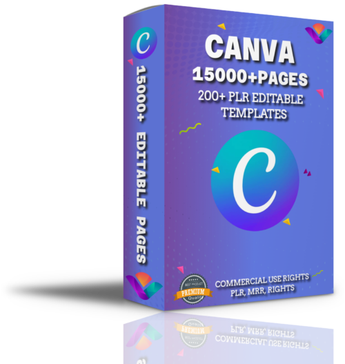 CANVA 15000+ Pages Bundle - 200+ Editable CANVA Planner Pack